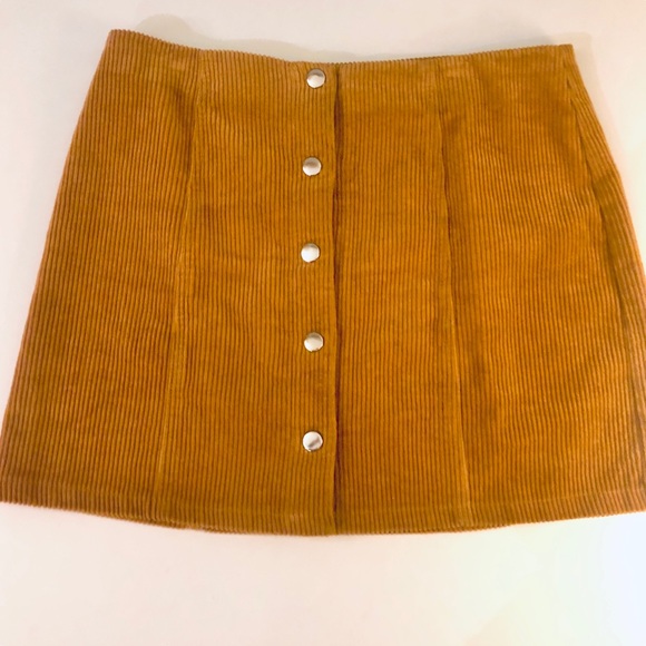 Corduroy mini skirt - Picture 2 of 5